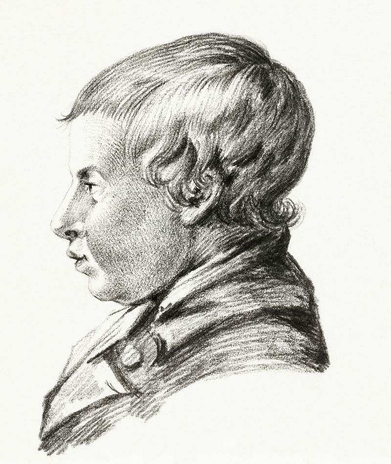 Bust of a boy by Jean Bernard (1775-1883). Original from The Rijksmuseum. Digitally enhanced by rawpixel.