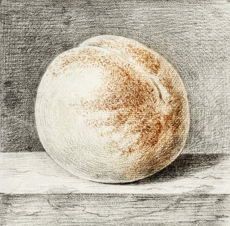 Peach by Jean Bernard (1775-1883). Original from The Rijksmuseum. Digitally enhanced by rawpixel.