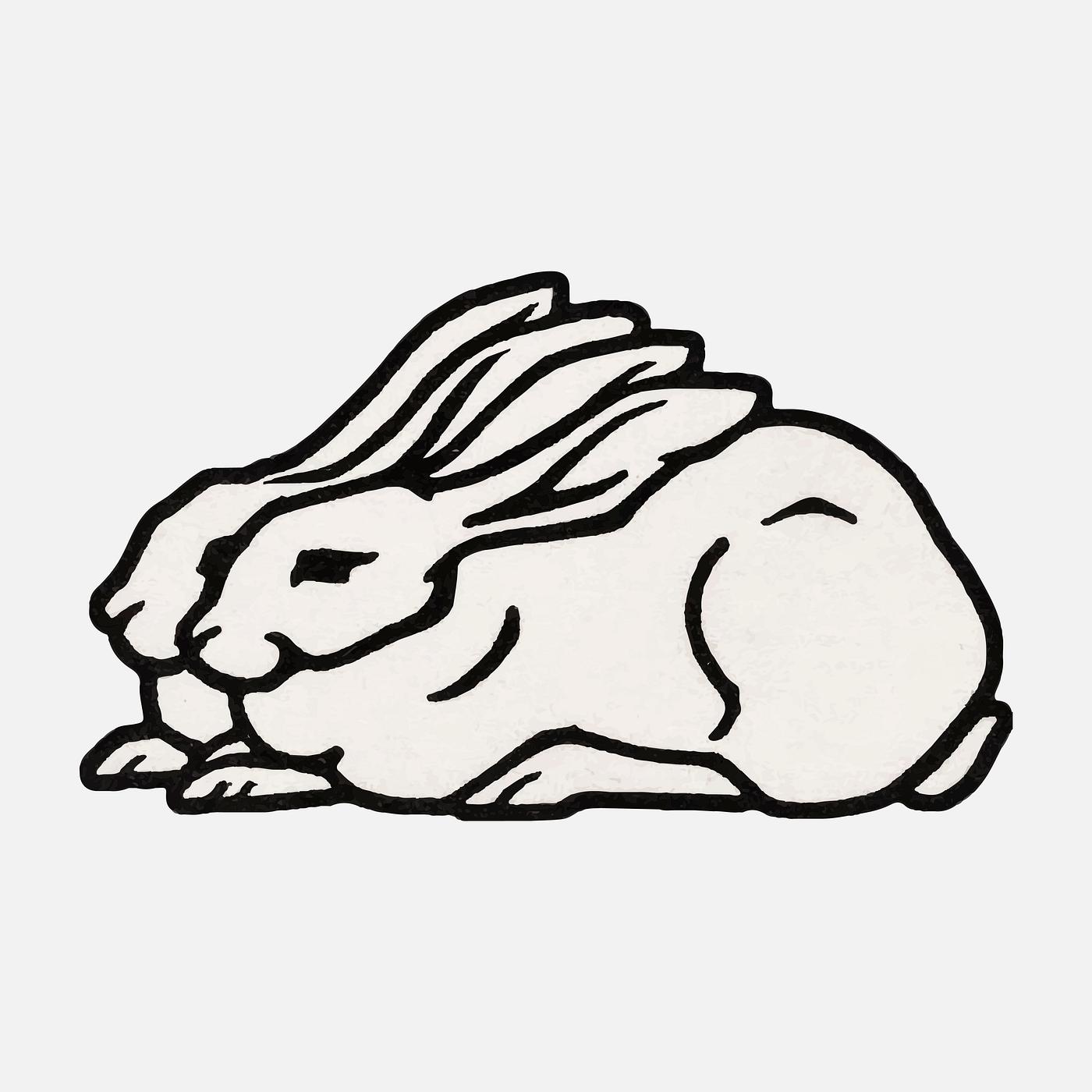 Two rabbits (1923-1924) by Julie de Graag (1877-1924). Original from the Rijks Museum. Digitally enhanced by rawpixel. Two rabbits (1923-1924) by Julie de Graag (1877-1924). Original from the Rijks Museum. Digitally enhanced by rawpixel.