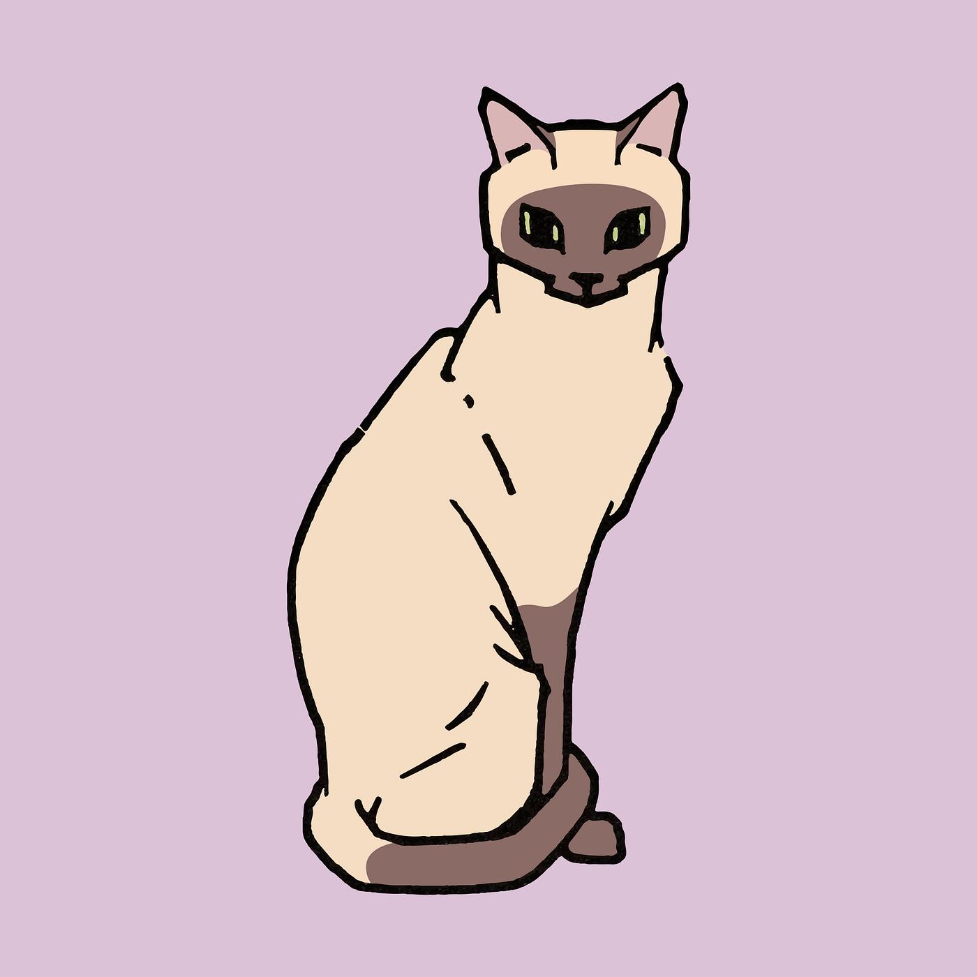 Sitting cat (1916) by Julie de Graag (1877-1924). Original from the Rijks Museum. Digitally enhanced by rawpixel. Sitting cat (1916) by Julie de Graag (1877-1924). Original from the Rijks Museum. Digitally enhanced by rawpixel.