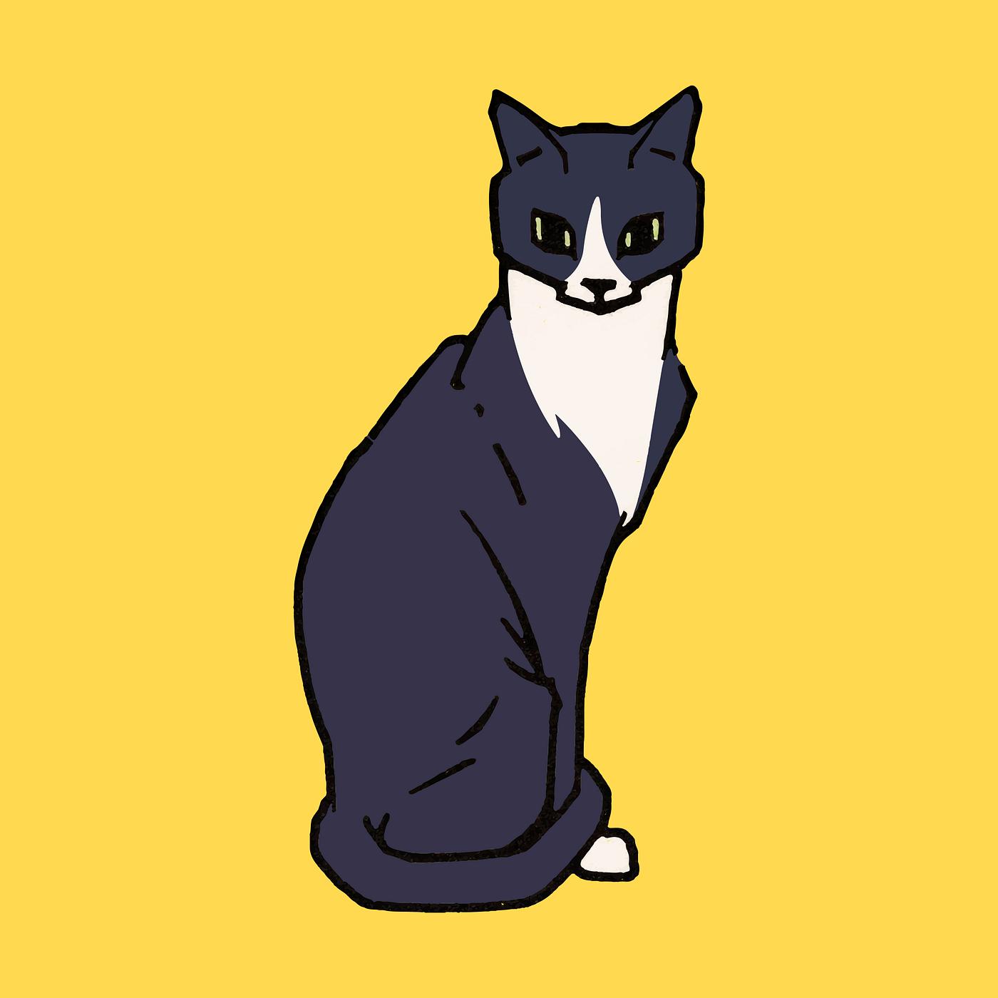 Sitting cat (1916) by Julie de Graag (1877-1924). Original from the Rijks Museum. Digitally enhanced by rawpixel. Sitting cat (1916) by Julie de Graag (1877-1924). Original from the Rijks Museum. Digitally enhanced by rawpixel.