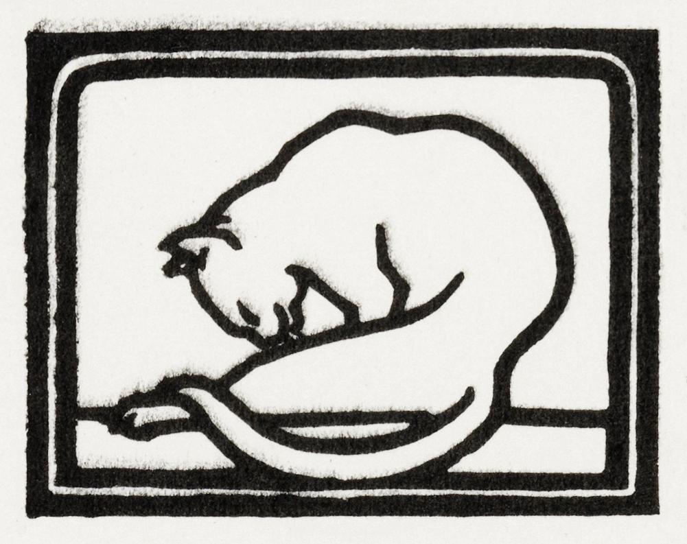 A waxing cat (1918) by Julie de Graag (1877-1924). Original from The Rijksmuseum. Digitally enhanced by rawpixel. A waxing cat (1918) by Julie de Graag (1877-1924). Original from The Rijksmuseum. Digitally enhanced by rawpixel.