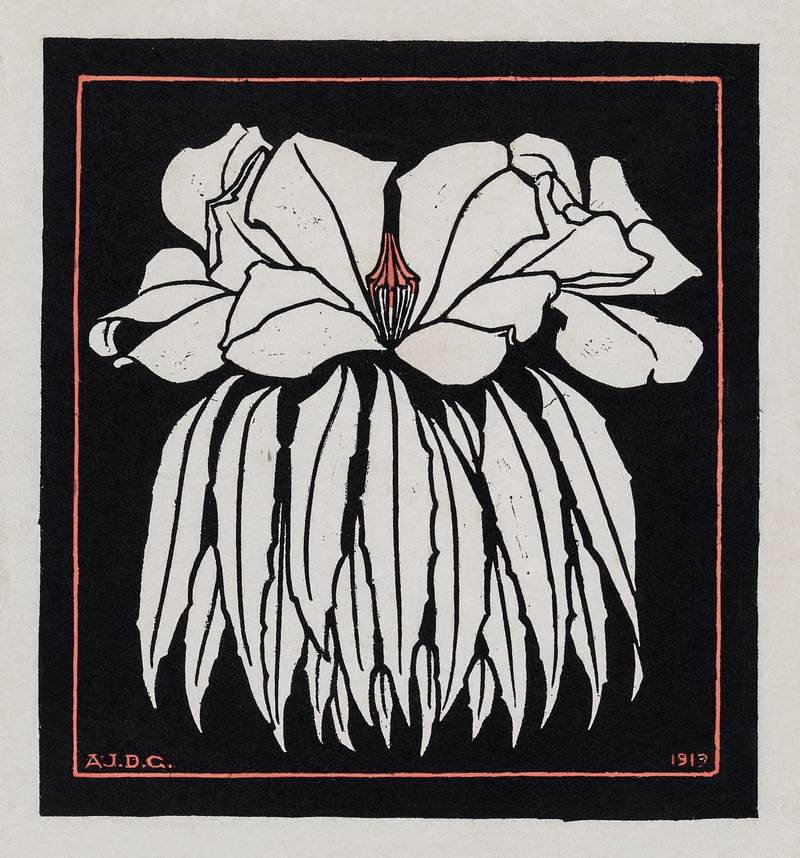 Godetia (1919) by Julie de Graag (1877-1924). Original from The Rijksmuseum. Digitally enhanced by rawpixel.