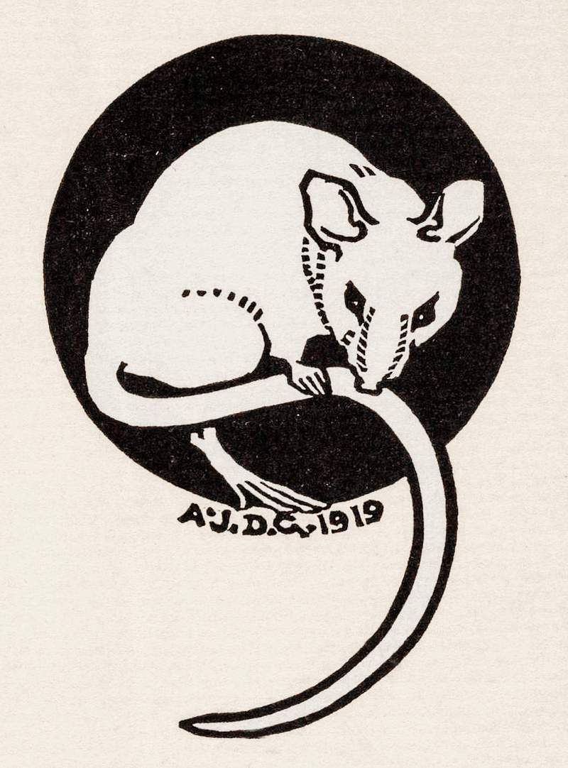 Mouse (1919) by Julie de Graag (1877-1924). Original from The Rijksmuseum. Digitally enhanced by rawpixel.