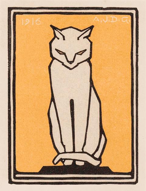 Sitting cat (1916) by Julie de Graag (1877-1924). Original from the Rijks Museum. Digitally enhanced by rawpixel. Sitting cat (1916) by Julie de Graag (1877-1924). Original from the Rijks Museum. Digitally enhanced by rawpixel. - animal…