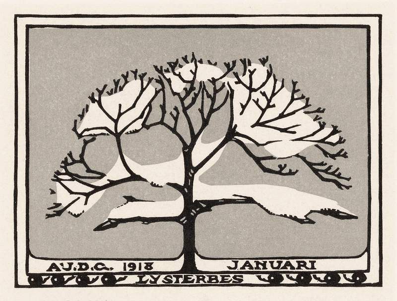 January (1918) by Julie de Graag (1877-1924). Original from The Rijksmuseum. Digitally enhanced by rawpixel.