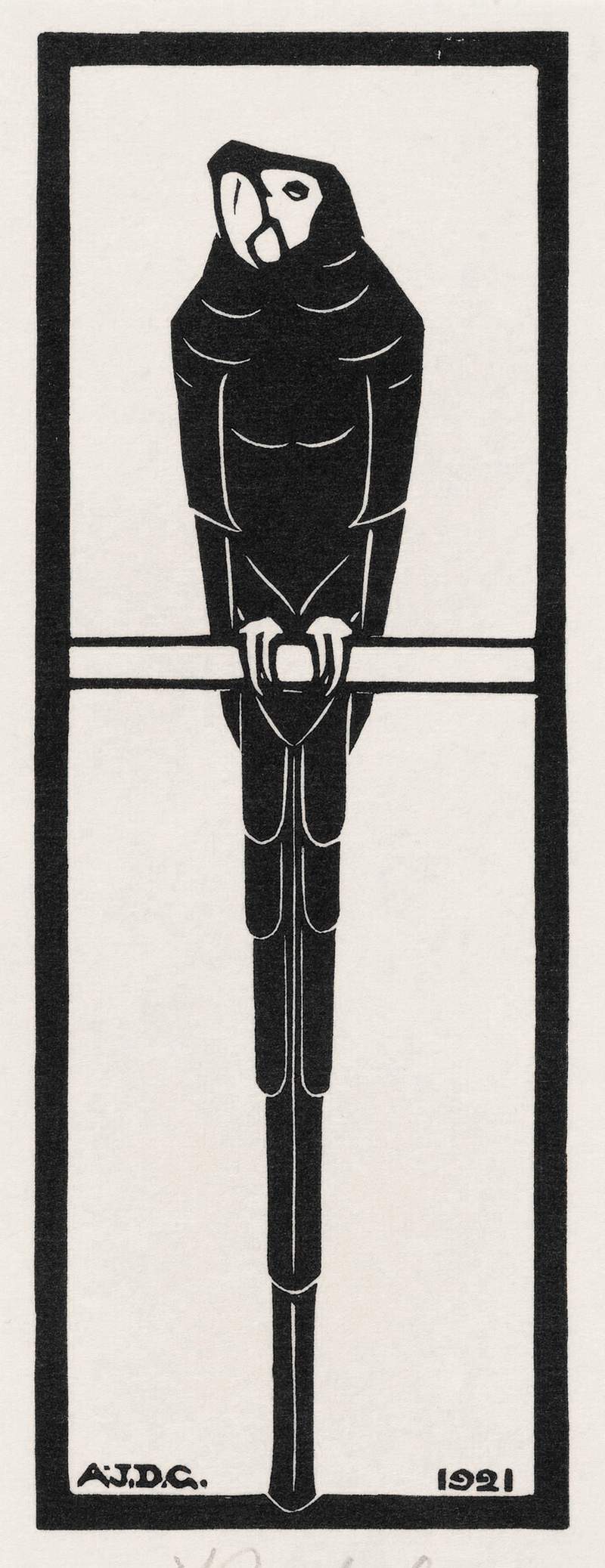 Ara (1921) by Julie de Graag (1877-1924). Original from The Rijksmuseum. Digitally enhanced by rawpixel.