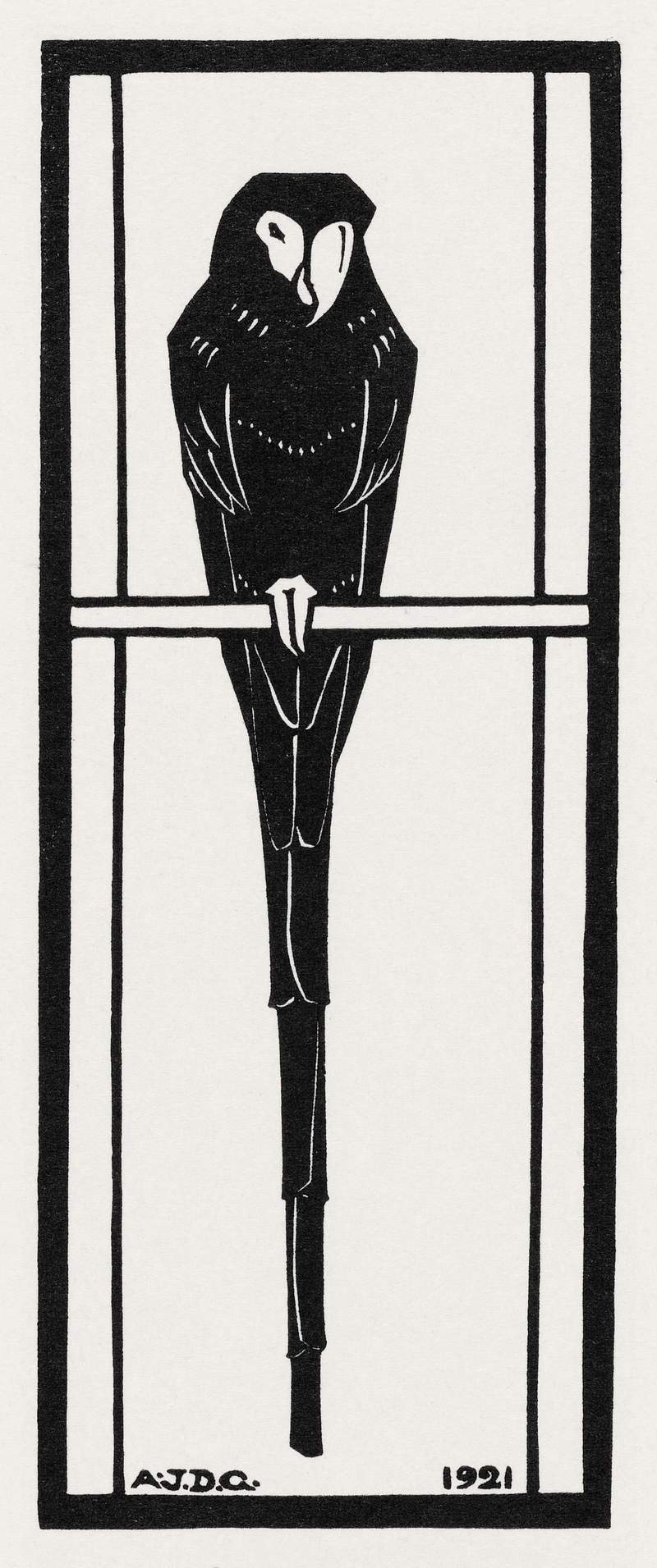 Ara (1921) by Julie de Graag (1877-1924). Original from The Rijksmuseum. Digitally enhanced by rawpixel.