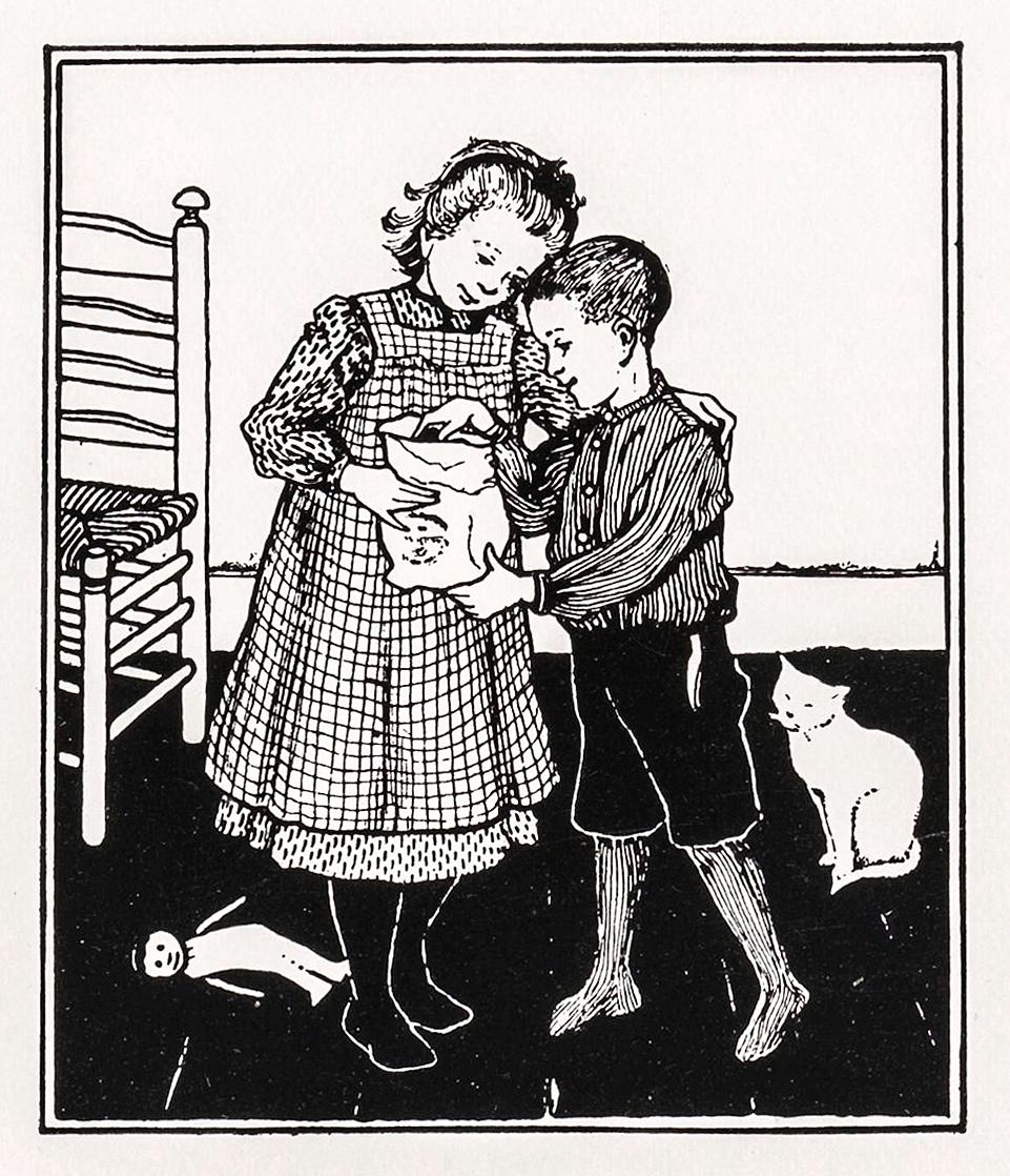 A boy and a girl by Julie de Graag (1877-1924). Original from The Rijksmuseum. Digitally enhanced by rawpixel. A boy and a girl by Julie de Graag (1877-1924). Original from The Rijksmuseum. Digitally enhanced by rawpixel.