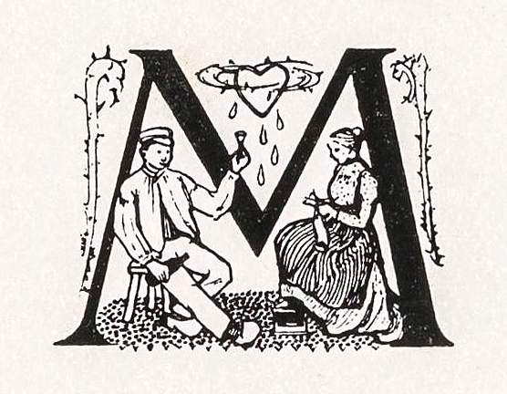 Woodcut monograms by Julie de Graag (1877-1924). Original from The Rijksmuseum. Digitally enhanced by rawpixel.