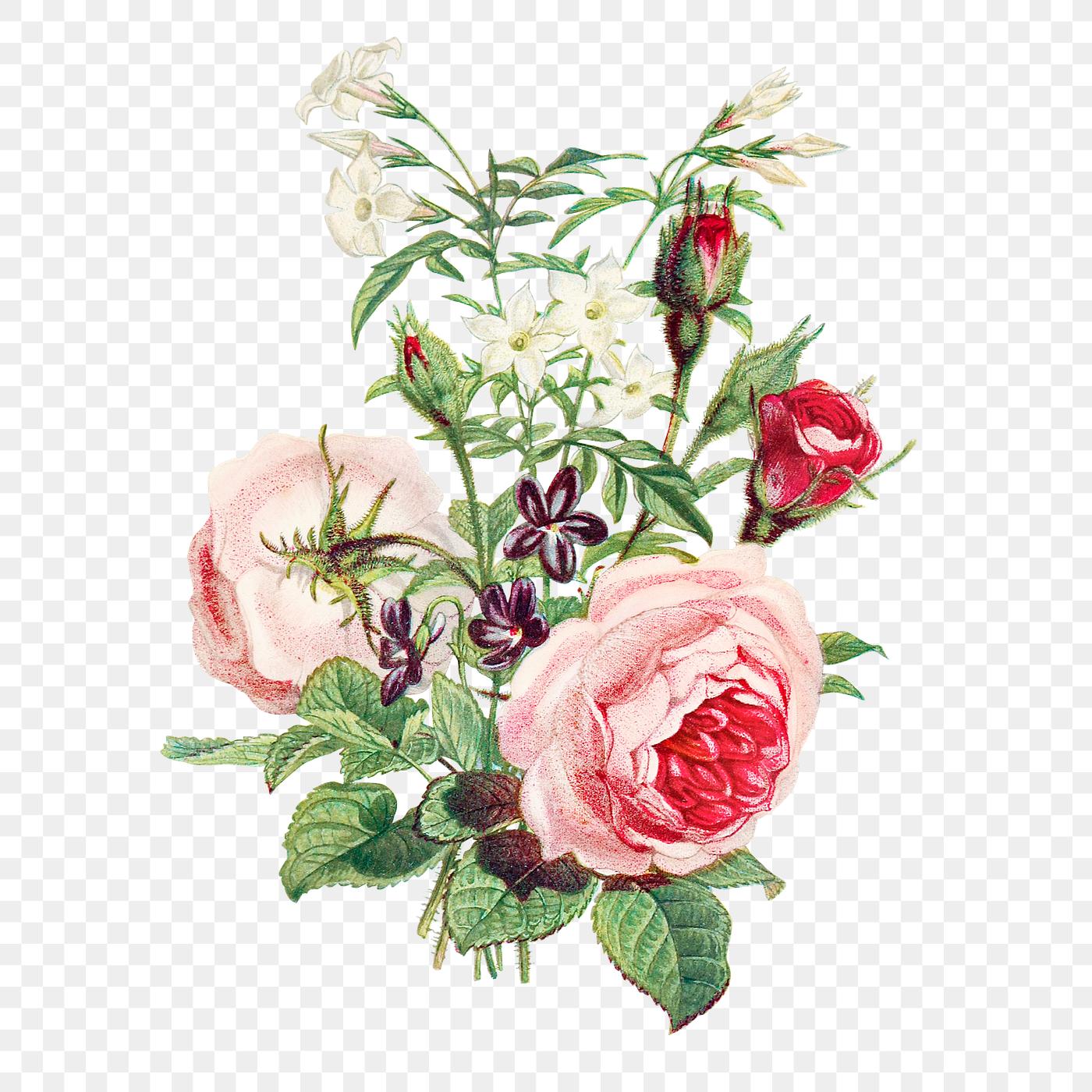 Flower bouquet png | Royalty free stock illustration - 2099999