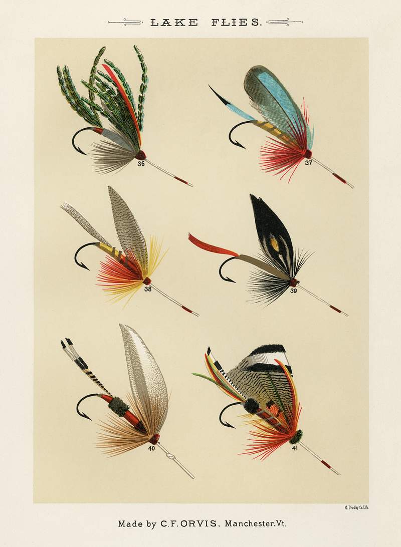 Lake Flies from Favorite Flies and Their Histories by Mary Orvis Marbury. Digitally enhanced from our own original publication. Lake Flies from Favorite Flies and Their Histories by Mary Orvis Marbury. Digitally enhanced from our own original…
