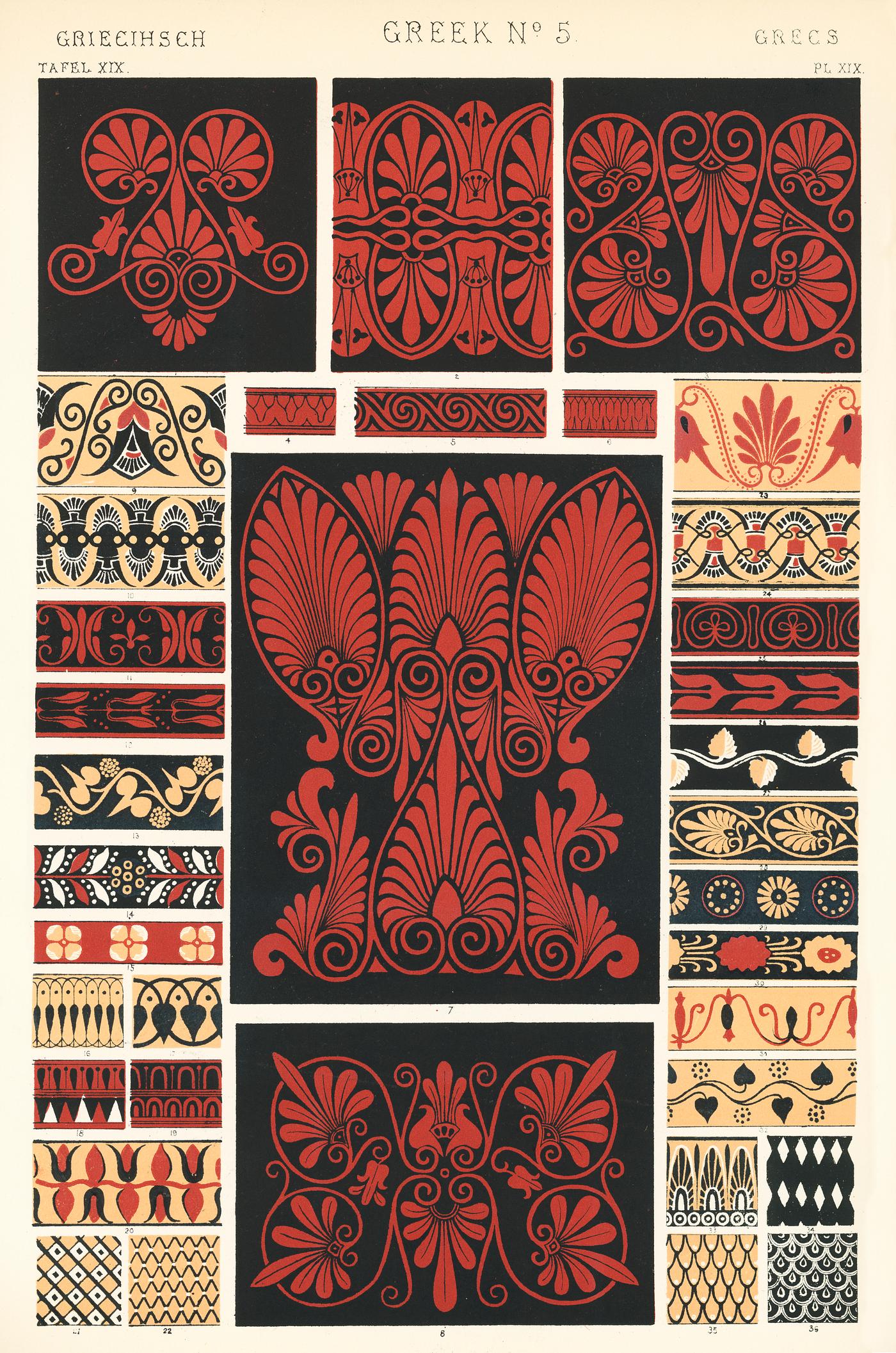 Owen Jones famous 19th Century Grammar of Ornament. One of the finest graphic design books ever produced. From our own... Owen Jones famous 19th Century Grammar of Ornament. One of the finest graphic design books ever produced. From our own...