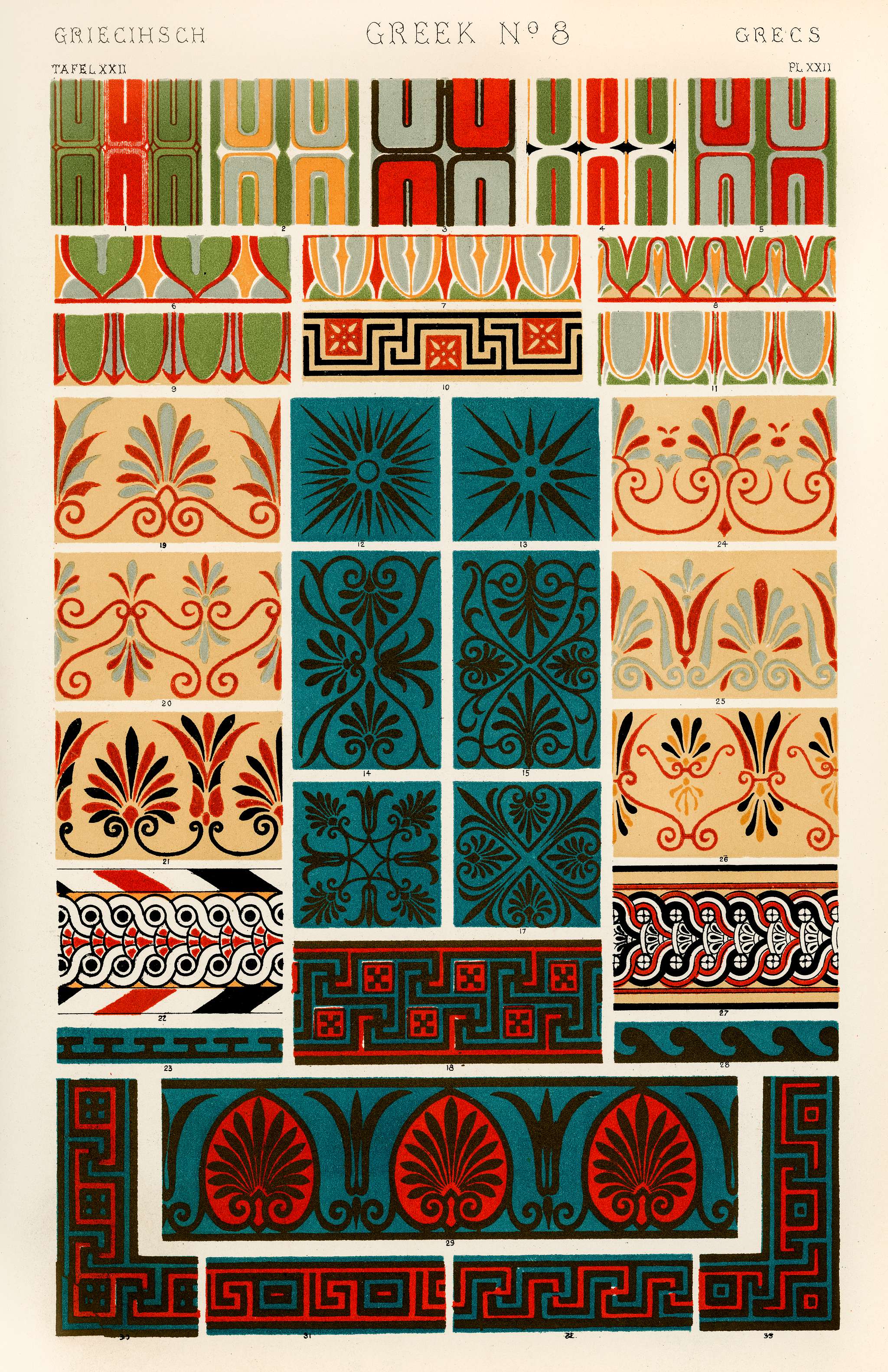 Owen Jones famous 19th Century Grammar of Ornament. One of the finest graphic design books ever produced. From our own... Owen Jones famous 19th Century Grammar of Ornament. One of the finest graphic design books ever produced. From our own...