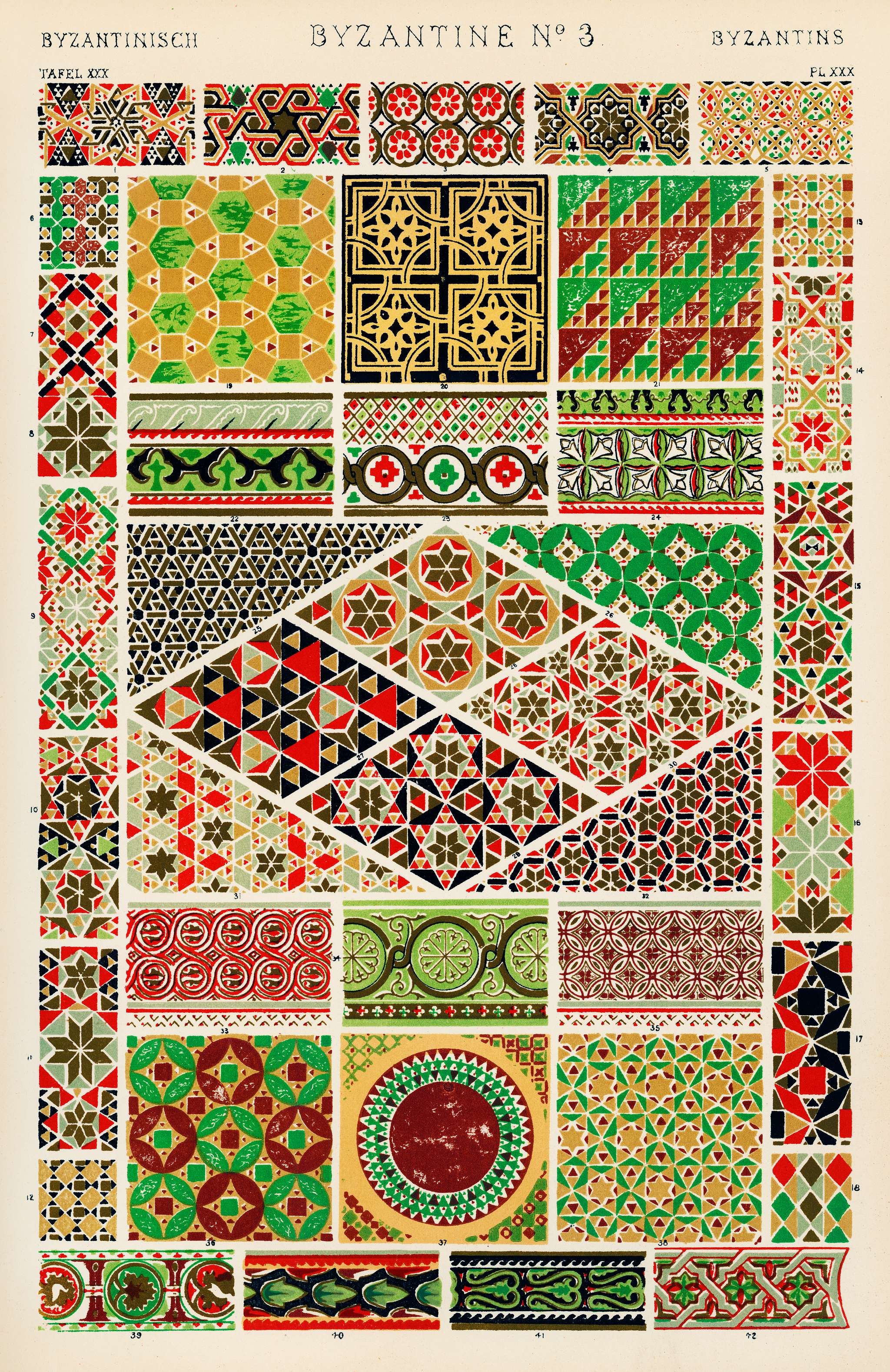 Owen Jones famous 19th Century Grammar of Ornament. One of the finest graphic design books ever produced. From our own... Owen Jones famous 19th Century Grammar of Ornament. One of the finest graphic design books ever produced. From our own...