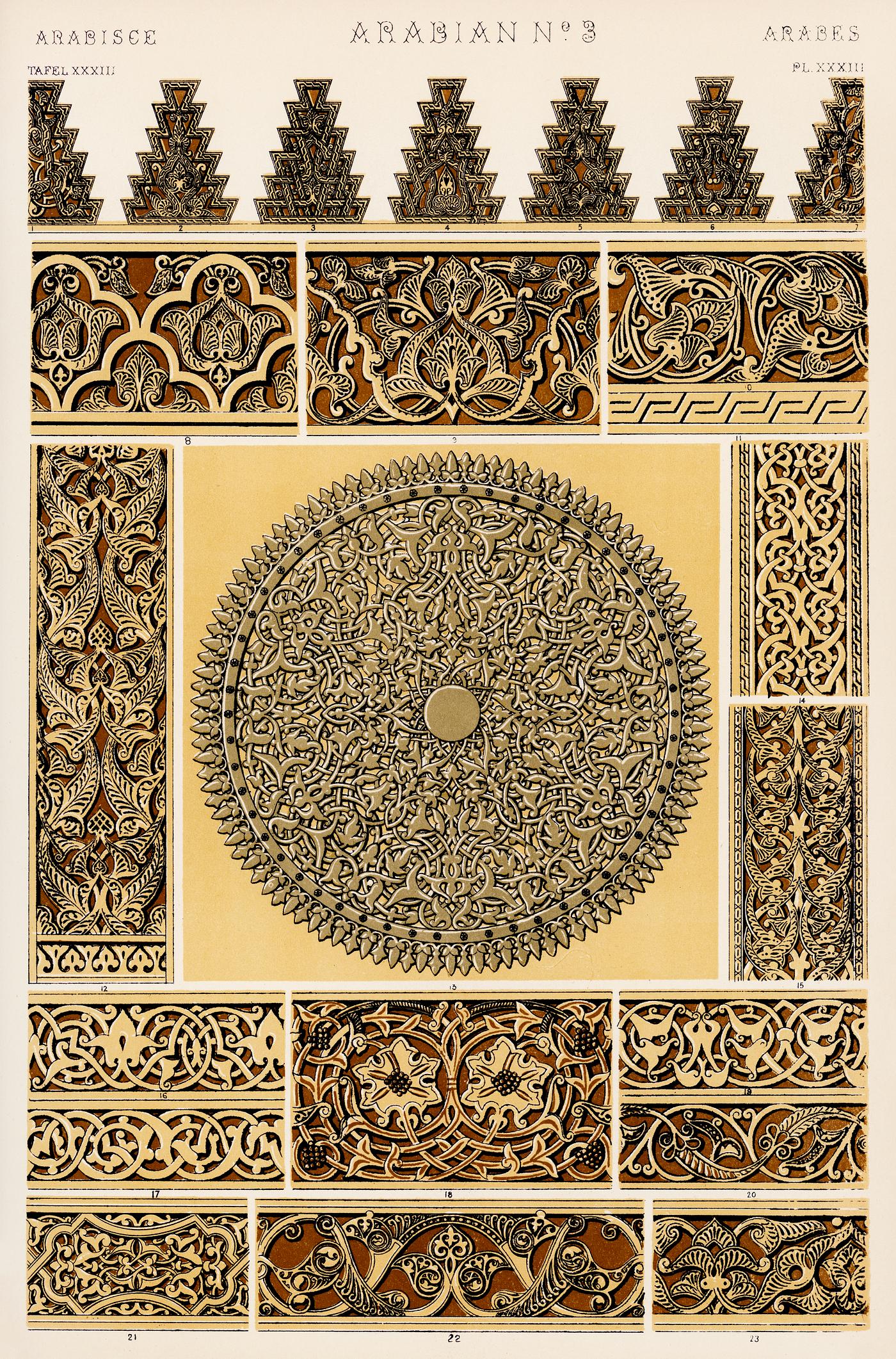 Owen Jones famous 19th Century Grammar of Ornament. One of the finest graphic design books ever produced. From our own... Owen Jones famous 19th Century Grammar of Ornament. One of the finest graphic design books ever produced. From our own...