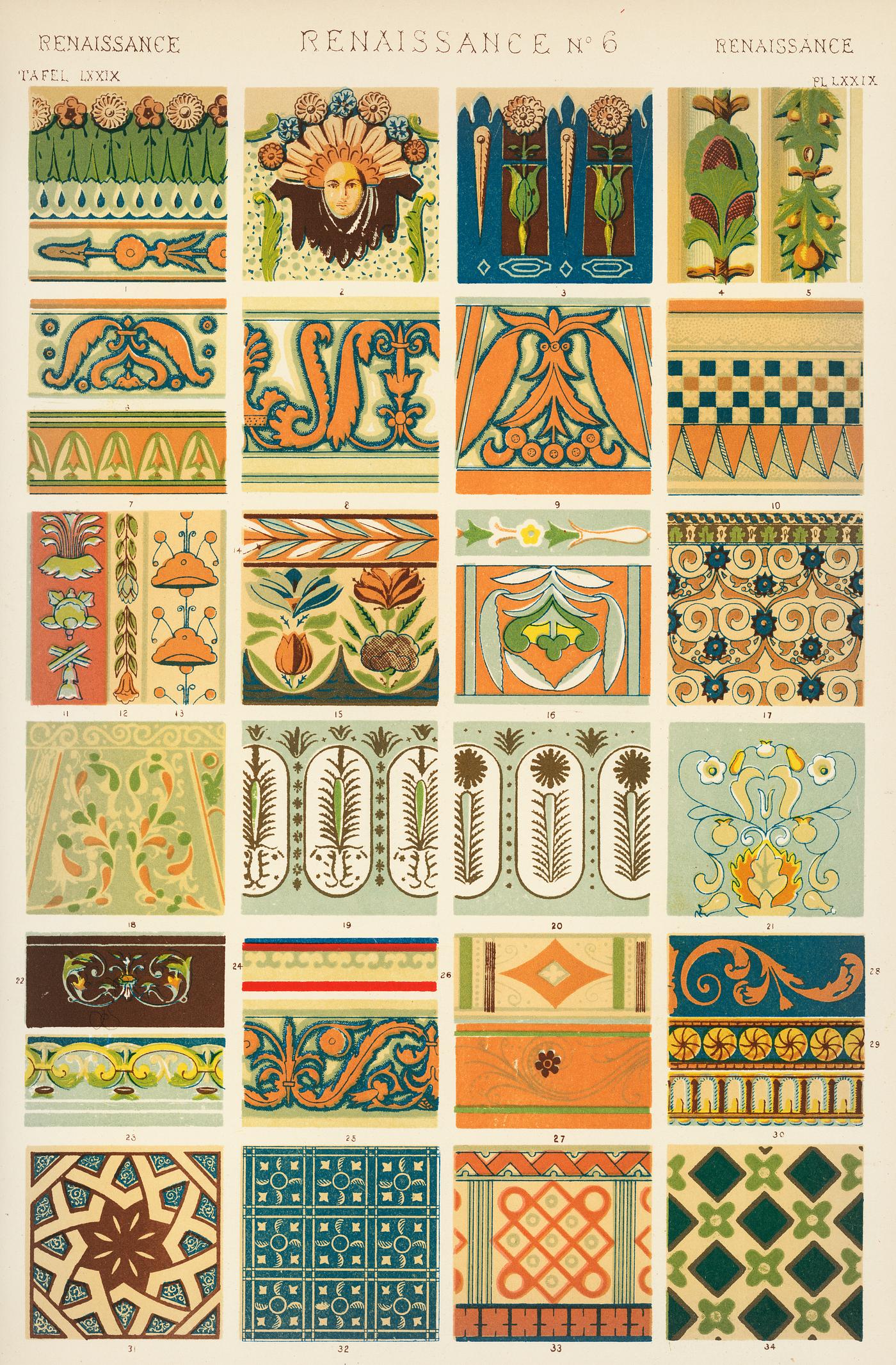 Owen Jones famous 19th Century Grammar of Ornament. One of the finest graphic design books ever produced. From our own... Owen Jones famous 19th Century Grammar of Ornament. One of the finest graphic design books ever produced. From our own...