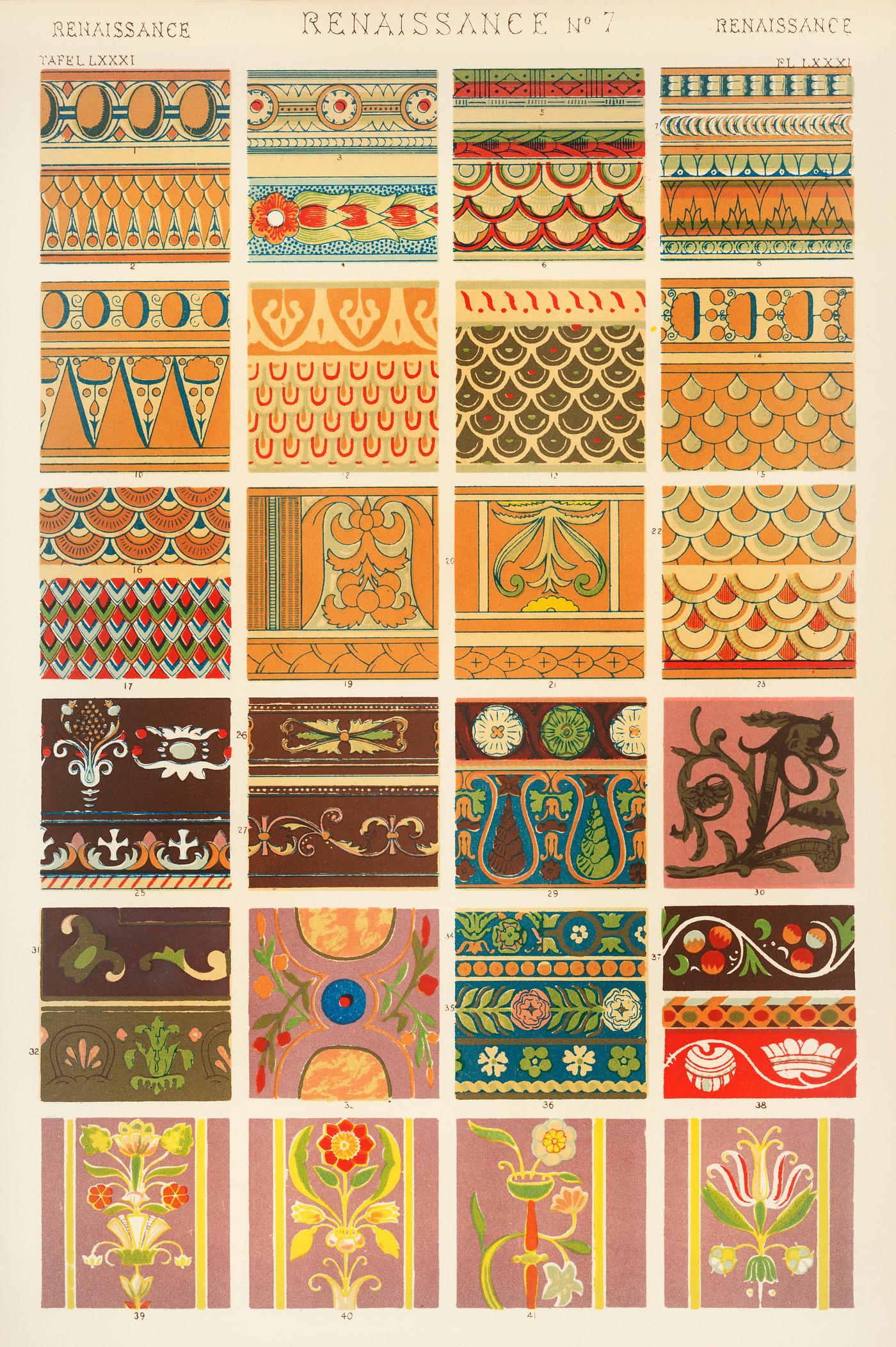 Owen Jones famous 19th Century Grammar of Ornament. One of the finest graphic design books ever produced. From our own... Owen Jones famous 19th Century Grammar of Ornament. One of the finest graphic design books ever produced. From our own...