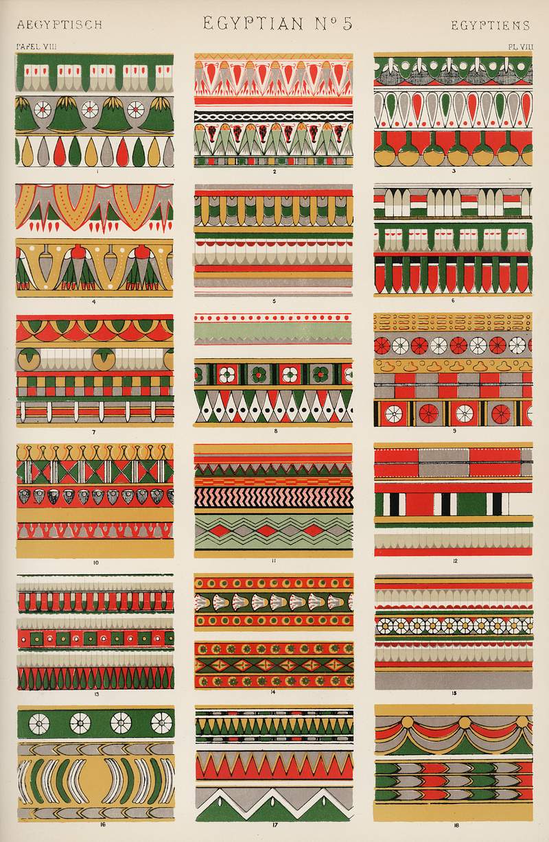 Owen Jones famous 19th Century Grammar of Ornament. One of the finest graphic design books ever produced. From our own…