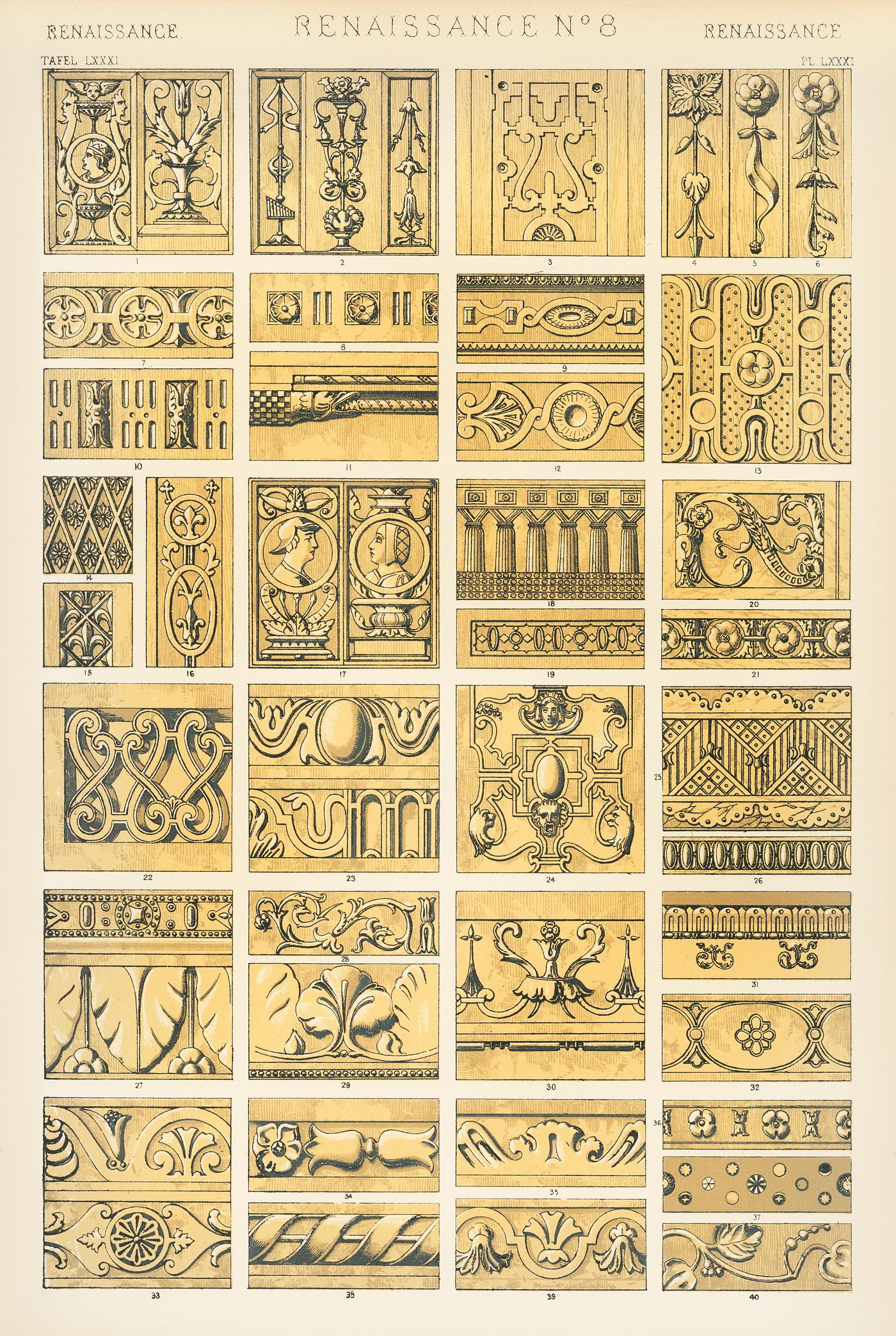 Owen Jones famous 19th Century Grammar of Ornament. One of the finest graphic design books ever produced. From our own... Owen Jones famous 19th Century Grammar of Ornament. One of the finest graphic design books ever produced. From our own...