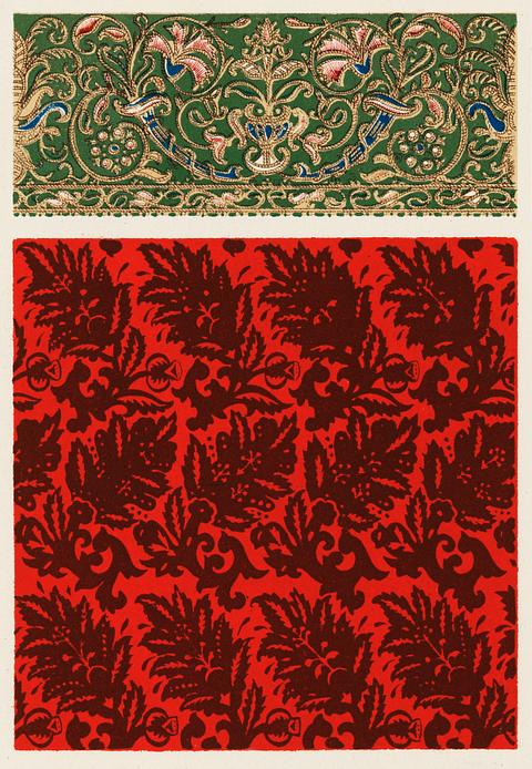 Antique illustration of the grammar of ornament by Owen Jones Antique illustration of the grammar of ornament by Owen Jones - abstract, antique, banner, design, drawing, elisabetheens…