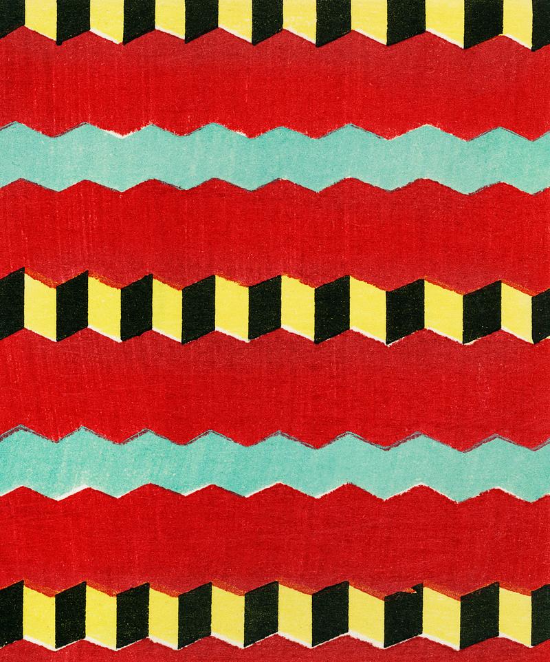 Vintage Illustration of Vintage woodblock print of Japanese textile. Vintage Illustration of Vintage woodblock print of Japanese textile.