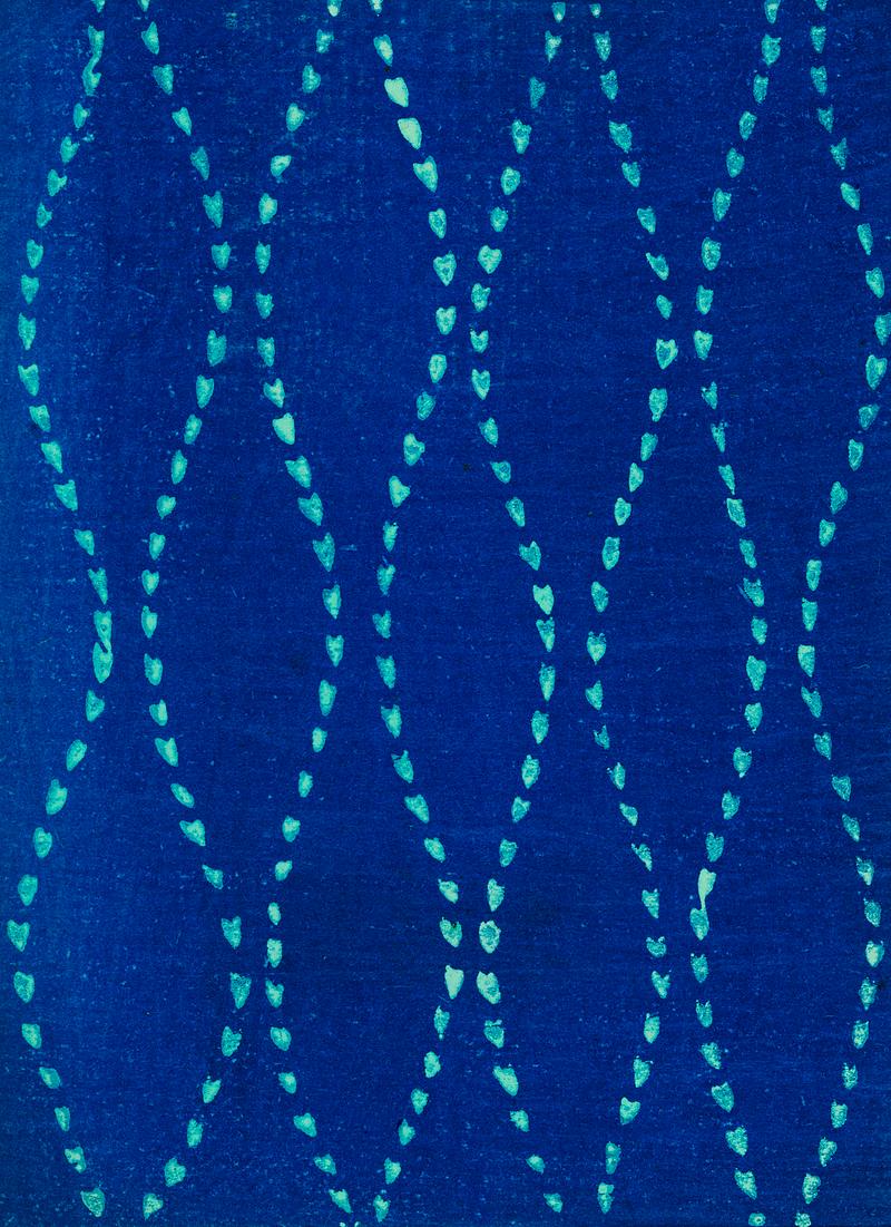 Vintage Illustration of Vintage woodblock print of Japanese textile. Vintage Illustration of Vintage woodblock print of Japanese textile.