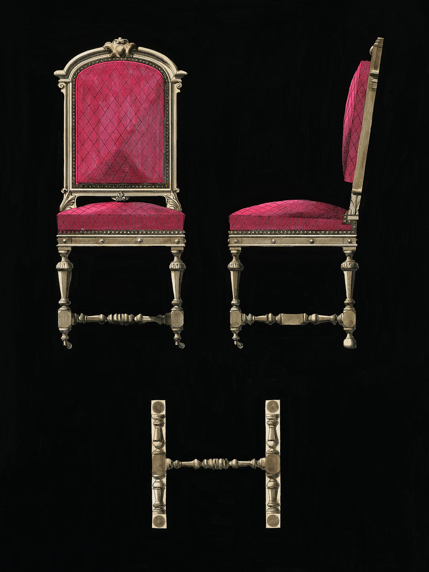 Design of an antique burgundy chair. Digitally enhanced from our own original plate. Design of an antique burgundy chair. Digitally enhanced from our own original plate.