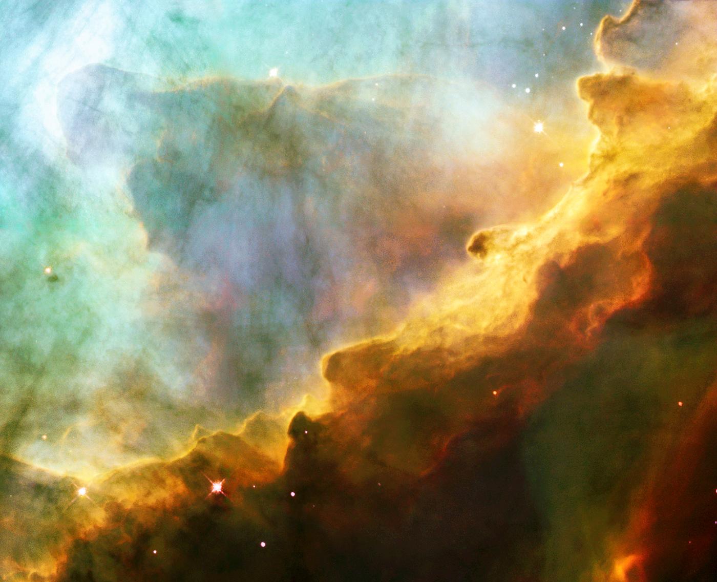 The Omega Nebula (M17) resembling the fury of a raging sea. Original from NASA. Digitally enhanced by rawpixel. The Omega Nebula (M17) resembling the fury of a raging sea. Original from NASA. Digitally enhanced by rawpixel.