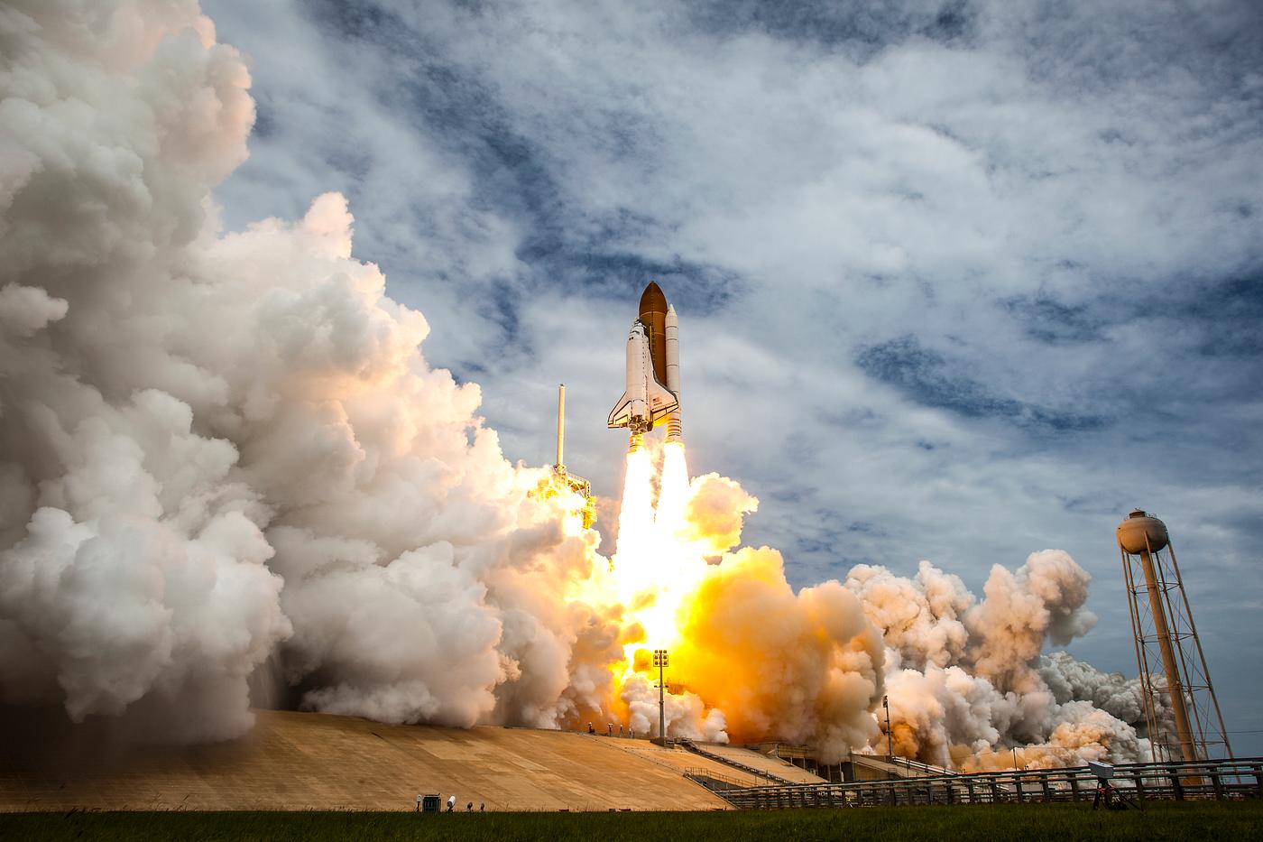 Atlantis is seen as it launches from pad 39A on Friday, July 8, 2011, at NASA's Kennedy Space Center in Cape Canaveral,... Atlantis is seen as it launches from pad 39A on Friday, July 8, 2011, at NASA's Kennedy Space Center in Cape Canaveral,...