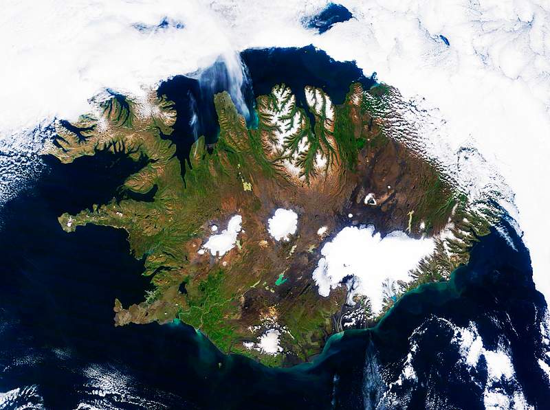 On August 22, 2014 the Moderate Resolution Imaging Spectroradiometer aboard NASA’s Terra satellite captured a true-color image of a sunny summer day in Iceland. Original from NASA. Digitally enhanced by rawpixel. On August 22, 2014 the Moderate Resolution Imaging Spectroradiometer aboard NASA’s Terra satellite captured a true…