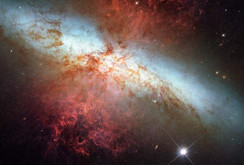 Hubble Monitors Supernova In Nearby Galaxy M82. Original from NASA. Digitally enhanced by rawpixel. Hubble Monitors Supernova In Nearby Galaxy M82. Original from NASA. Digitally enhanced by rawpixel.