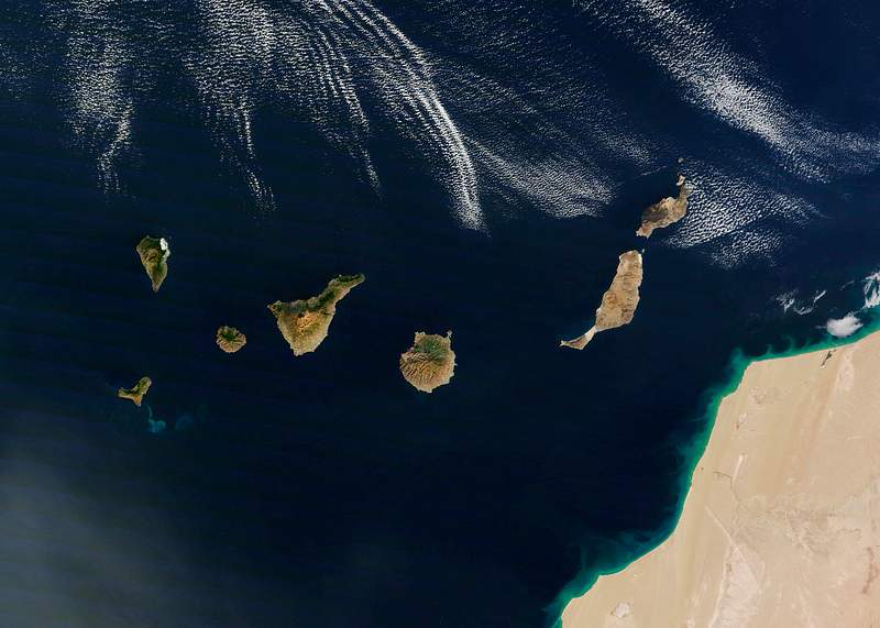 The rugged landscape of the Canary Islands. Original from NASA. Digitally enhanced by rawpixel. The rugged landscape of the Canary Islands. Original from NASA. Digitally enhanced by rawpixel.