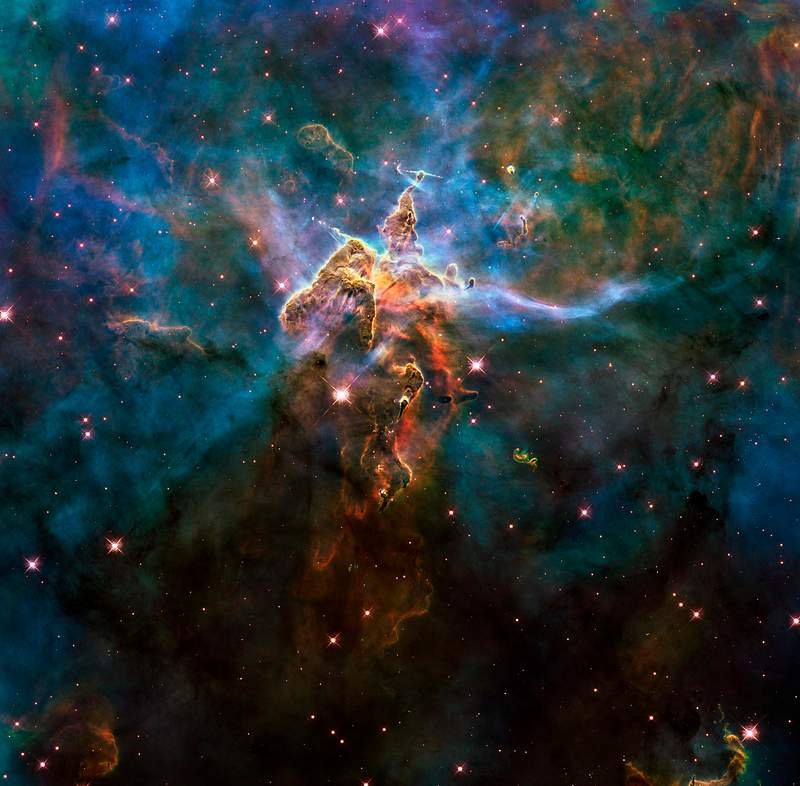 Image of a nebula taken using a NASA telescope -
Original from NASA . Digitally enhanced by rawpixel.
