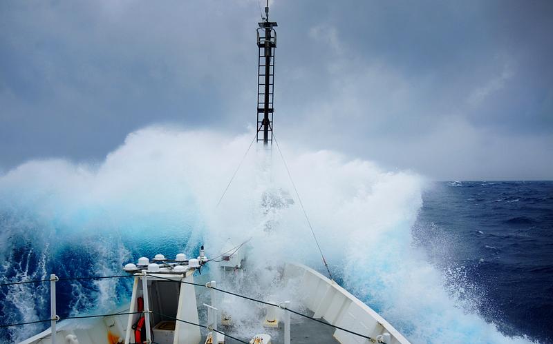 Ship in a storm Ship in a storm in the Sargasso Sea. Original from NASA. Digitally enhanced by rawpixel.