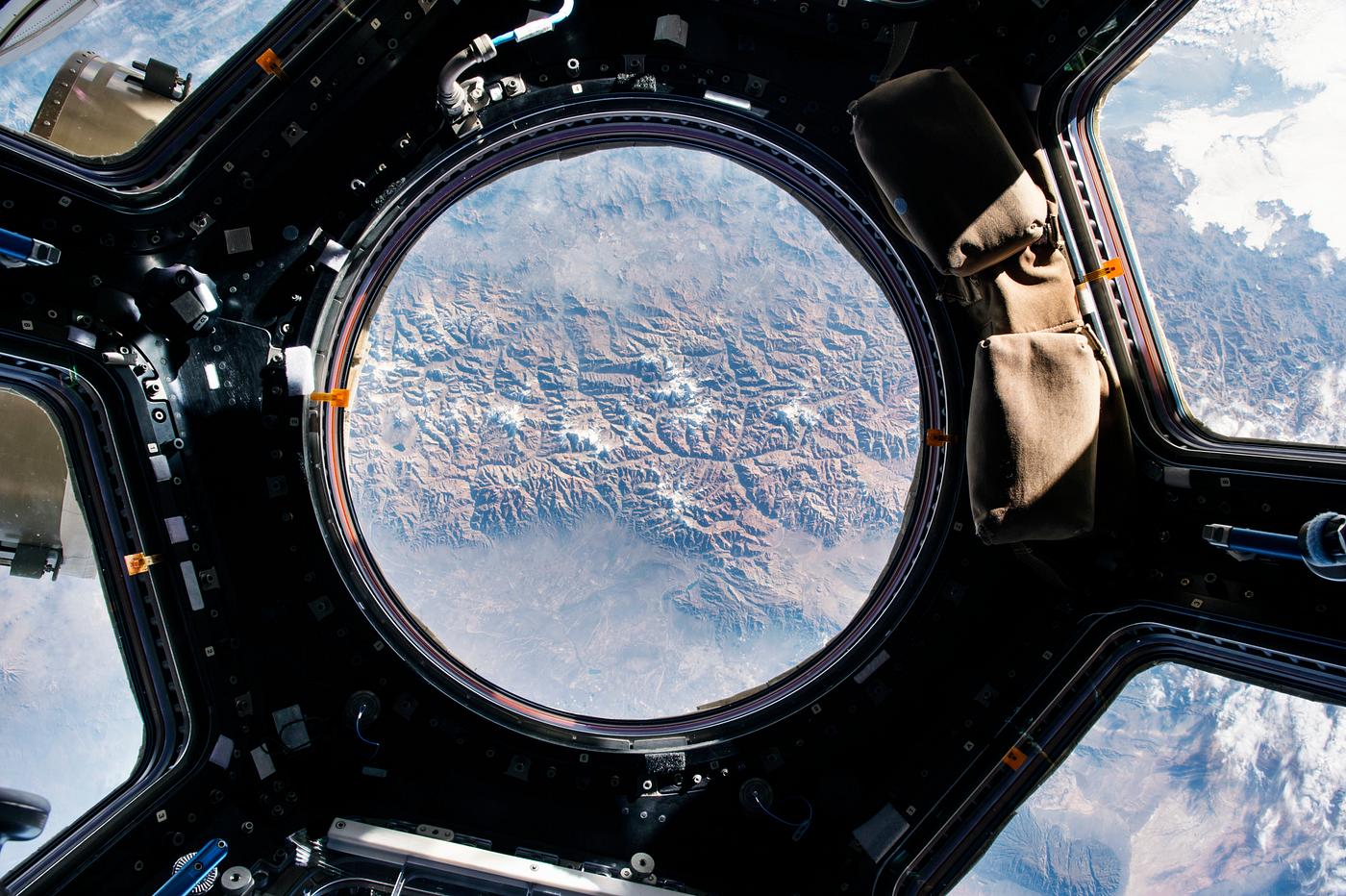 The Earth view from the cupola onboard the International Space Station. May 14th, 2015. Original from NASA. Digitally... The Earth view from the cupola onboard the International Space Station. May 14th, 2015. Original from NASA. Digitally...