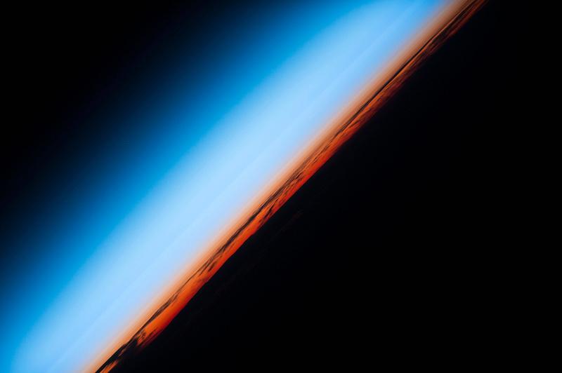 Night fall from space Night falls for the Expedition 46 crew of the International Space Station. Original from NASA. Digitally enhanced by…