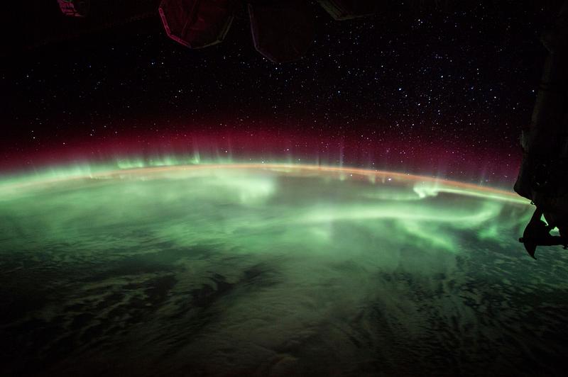 Aurora on earth The Earths aurora was take on board the International Space Station on June 25, 2017. Original from NASA. Digitally enhanced…