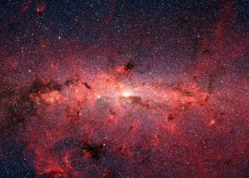 Hundreds of thousands of stars crowded into… | Free public domain photo Hundreds of thousands of stars crowded into the swirling core of our spiral Milky Way galaxy. Original from NASA. Digitally…