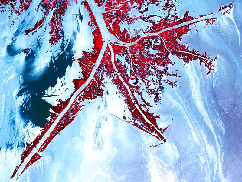 Oil from the Deepwater Horizon spill laps around the mouth of the Mississippi River Delta, May 24, 2010. Original from NASA. Digitally enhanced by rawpixel. Oil from the Deepwater Horizon spill laps around the mouth of the Mississippi River Delta, May 24, 2010. Original from NASA.…
