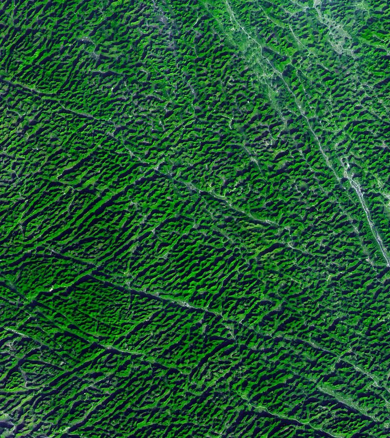 Guangxi Provine space view Guangxi Province in southeast China. Original from NASA. Digitally enhanced by rawpixel.