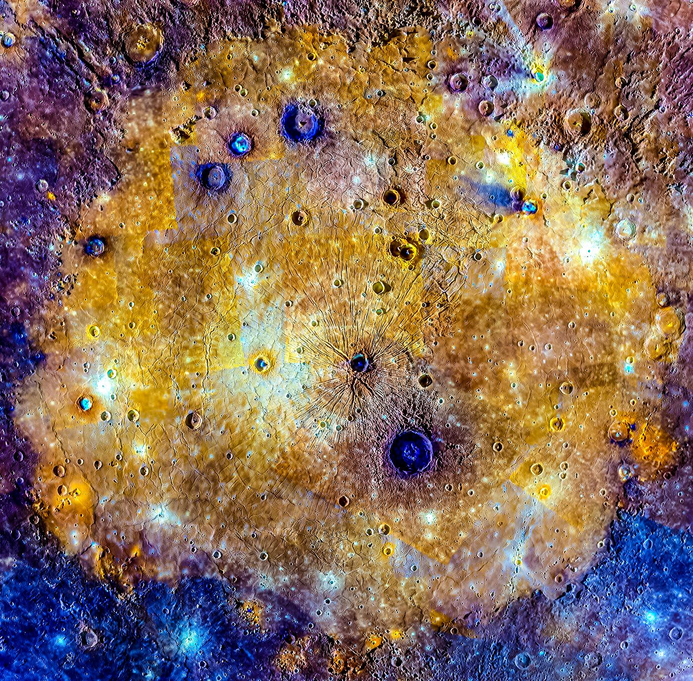 Mosaic of Caloris basin. Feb 25th, 2015. Original from NASA. Digitally enhanced by rawpixel. Mosaic of Caloris basin. Feb 25th, 2015. Original from NASA. Digitally enhanced by rawpixel.
