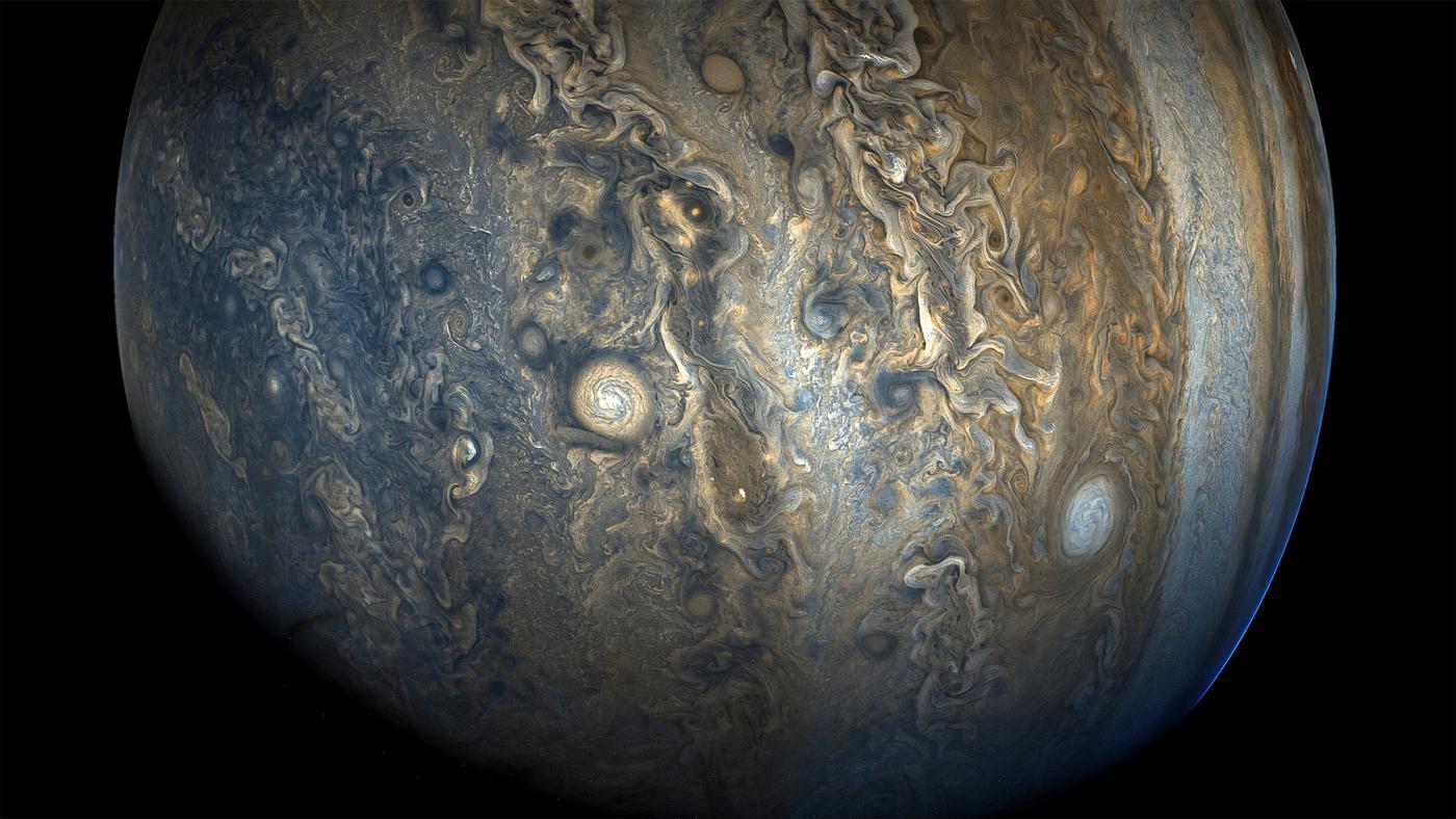 Jupiter's stunning southern hemisphere. Original from NASA. Digitally enhanced by rawpixel. Jupiter's stunning southern hemisphere. Original from NASA. Digitally enhanced by rawpixel.