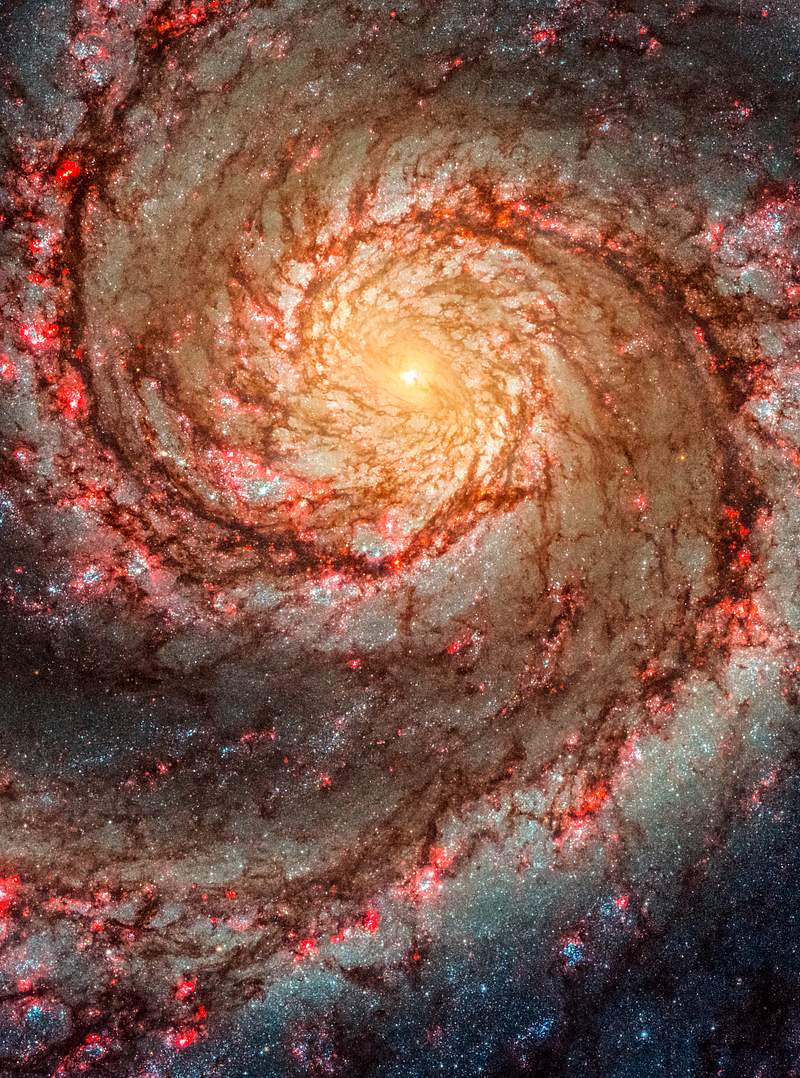The Whirlpool Galaxy, also known as Messier 51a is an interacting grand-design spiral galaxy with a Seyfert 2 active galactic…