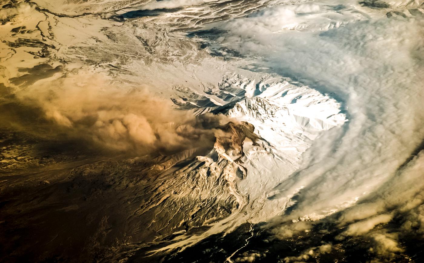 A plume at Shiveluch Volcano, Kamchatka Peninsula, Russia. Original from NASA. Digitally enhanced by rawpixel. A plume at Shiveluch Volcano, Kamchatka Peninsula, Russia. Original from NASA. Digitally enhanced by rawpixel.