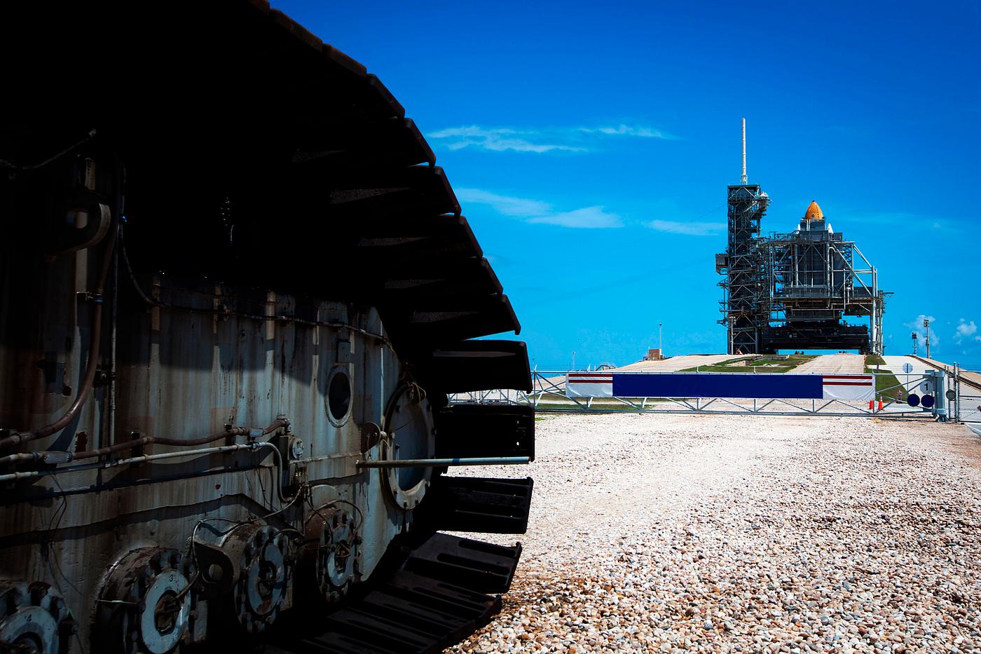 The space shuttle Atlantis on Launch Pad 39A is at the Kennedy Space Center on Tuesday, May 31, 2011, in Florida. Original... The space shuttle Atlantis on Launch Pad 39A is at the Kennedy Space Center on Tuesday, May 31, 2011, in Florida. Original...