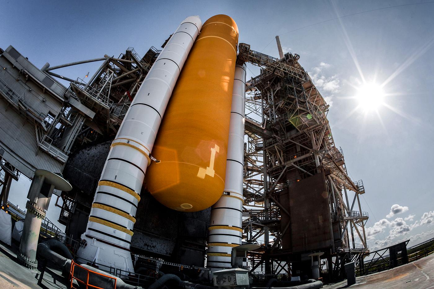 The space shuttle Atlantis on Launch Pad 39A is at the Kennedy Space Center on Tuesday, May 31, 2011, in Florida. Original... The space shuttle Atlantis on Launch Pad 39A is at the Kennedy Space Center on Tuesday, May 31, 2011, in Florida. Original...