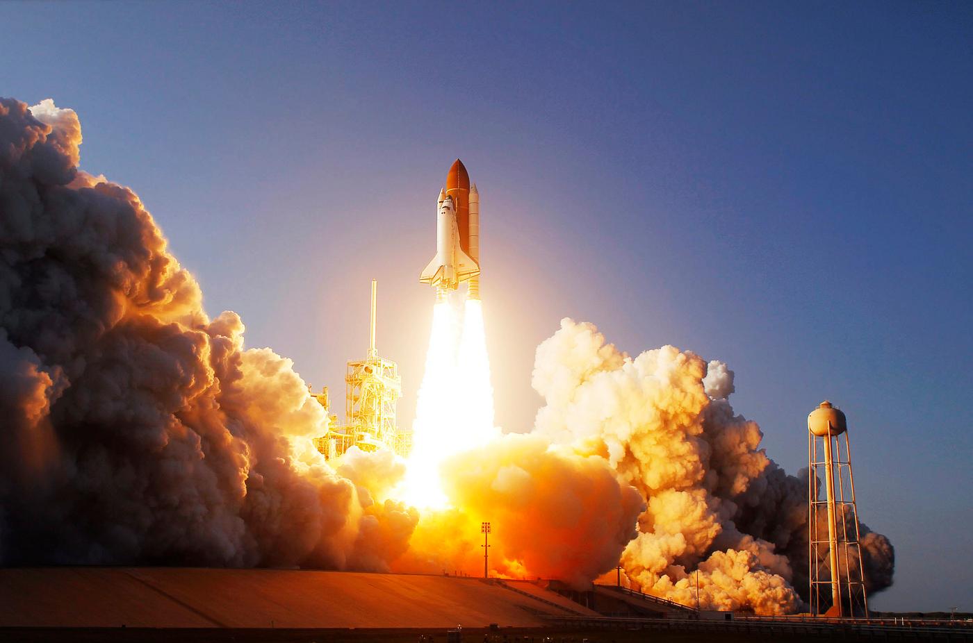 Discovery lifts off from Launch Pad 39A at NASA's Kennedy Space Center in Florida beginning its final flight, the STS-... Discovery lifts off from Launch Pad 39A at NASA's Kennedy Space Center in Florida beginning its final flight, the STS-...