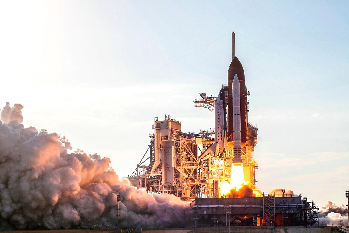 Discovery lifts off from Launch Pad 39A at NASA's Kennedy Space Center in Florida beginning its final flight, the STS-... Discovery lifts off from Launch Pad 39A at NASA's Kennedy Space Center in Florida beginning its final flight, the STS-...