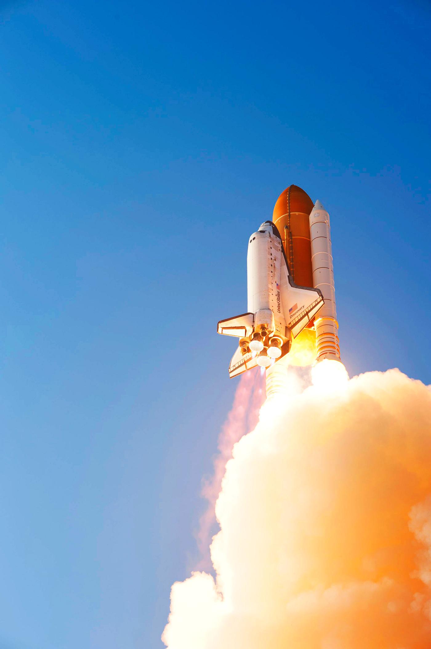 Discovery lifts off from Launch Pad 39A at NASA's Kennedy Space Center in Florida beginning its final flight, the STS-... Discovery lifts off from Launch Pad 39A at NASA's Kennedy Space Center in Florida beginning its final flight, the STS-...